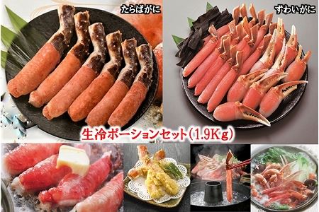生冷ポーションセット(3種・計1.9kg) E-01011