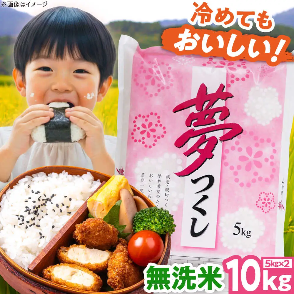 【令和7年度産】無洗米 夢つくし 10kg 精米 [BGBV016]
