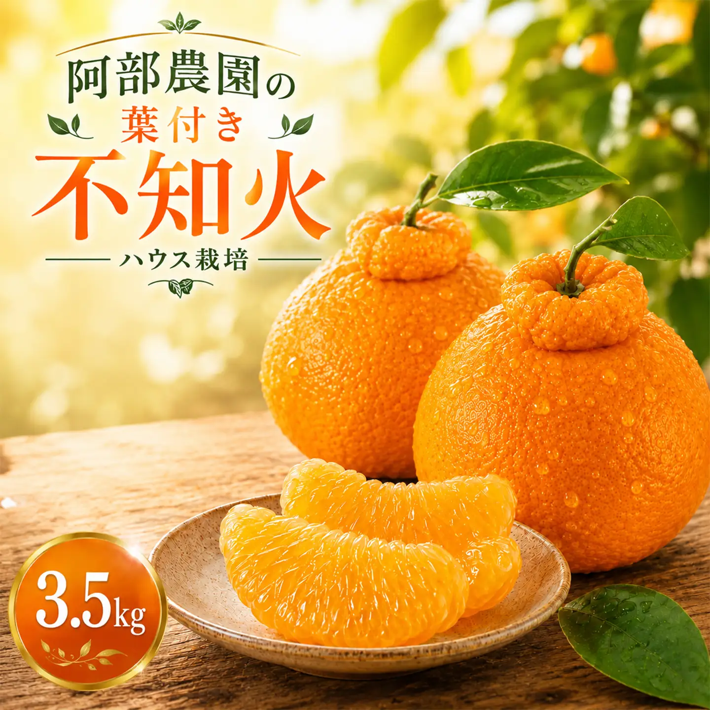 【2027年先行予約】 不知火 約3.5kg しらぬい 柑橘 ミカン 阿部農園 ＜112-006＞