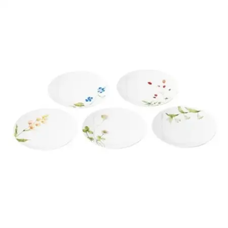 ノリタケ【あづまの路】 15.5cmプレートセット(5枚)(絵変り)【1637998】
