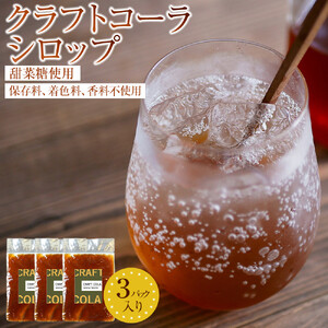 クラフトコーラシロップ　3パック入り