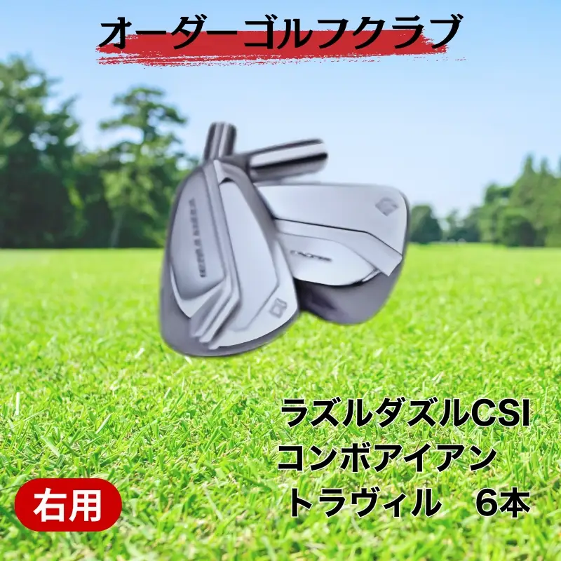 ゴルフ ゴルフクラブ ラズルダズルCSIコンボアイアン トラヴィル フジクラ STMグリップ オーダーメイド アイズファクトリー｜F64