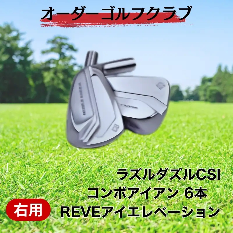 ゴルフ ゴルフクラブ ラズルダズルCSIコンボアイアン REVEアイエレベーション REVEグリップ オーダーメイド アイズファクトリー｜F67