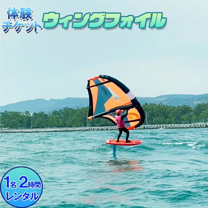 [体験チケット] ウイングフォイル 1名 レンタル 2時間【マリンショップBUZZ】 マリンスポーツ アクティビティ 海遊び 水上レジャー 利用券 アウトドア 海水浴 九州 大分県 ＜163-008＞
