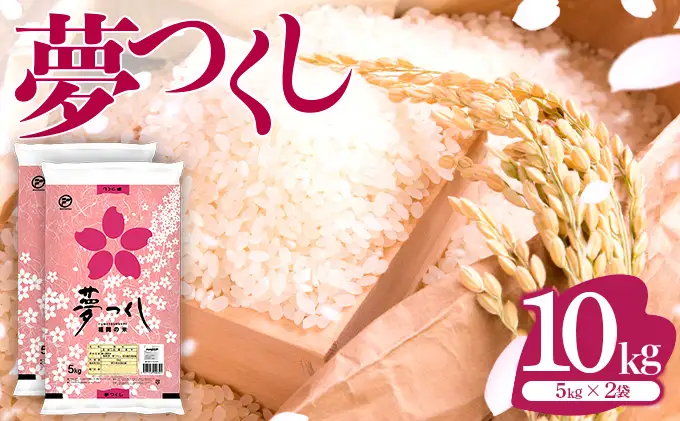 【定期便：６ケ月】令和７年産 福岡県産米 夢つくし 10kg 精米 CY009sub6