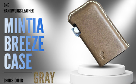 ケース 【one】［mintia ”breeze” case］ミンティア「ブリーズ」ケース グレー BTDN096