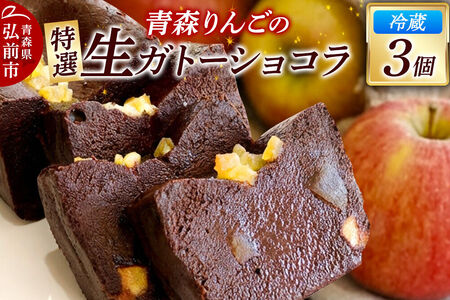 青森りんごの特選生ガトーショコラ（グルテンフリー）260g×3個