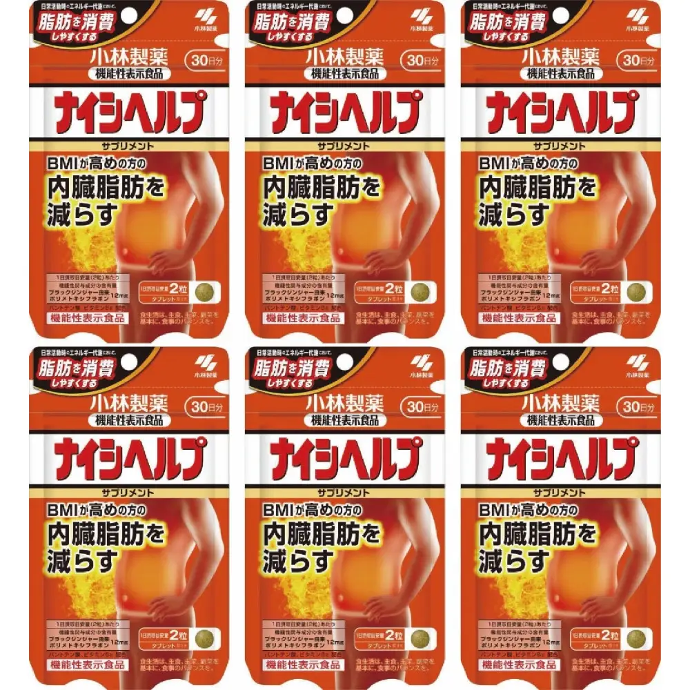 小林製薬 ナイシヘルプ30日分×6袋
