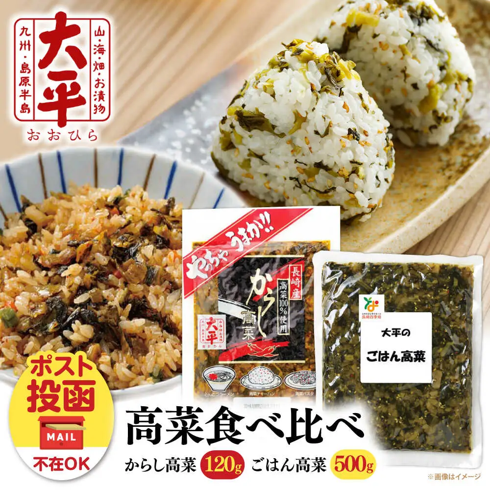 高菜漬け 食べ比べ セット 620g [SAK008] 高菜