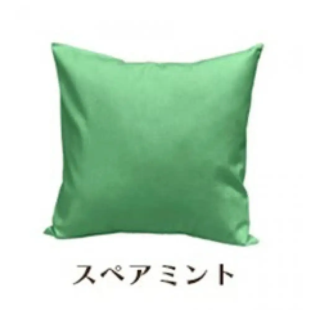 「染」2枚組クッションカバー 50×50cmタイプ スペアミント 国産オックスフォード生地 無地