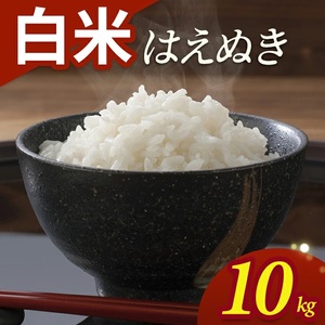 SB1026　令和7年産【白米】はえぬき　10kg(5kg×2袋) YA
