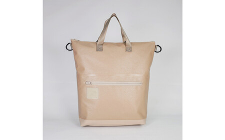 TENT BAG SARAH.01　防水バッグパック【ベージュ】 AJU0004VC04