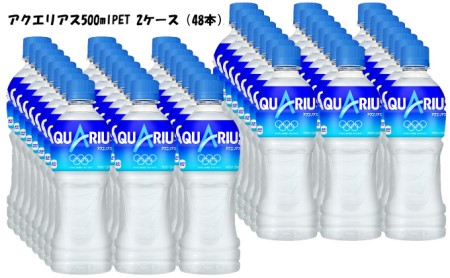 アクエリアス 500mlPET24本入×2ケース