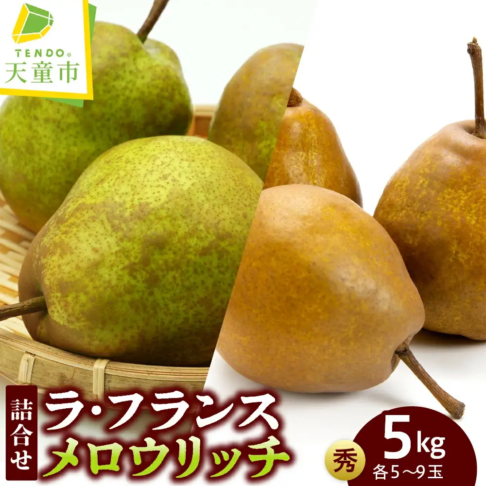 ラ・フランス & メロウリッチ 詰合せ 約 5kg 洋梨 山形