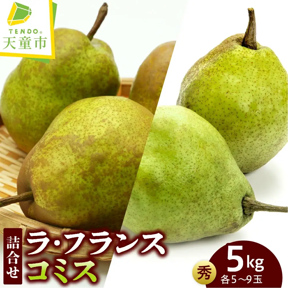 ラ・フランス & コミス 詰合せ 約 5kg 洋梨 ラフランス 山形