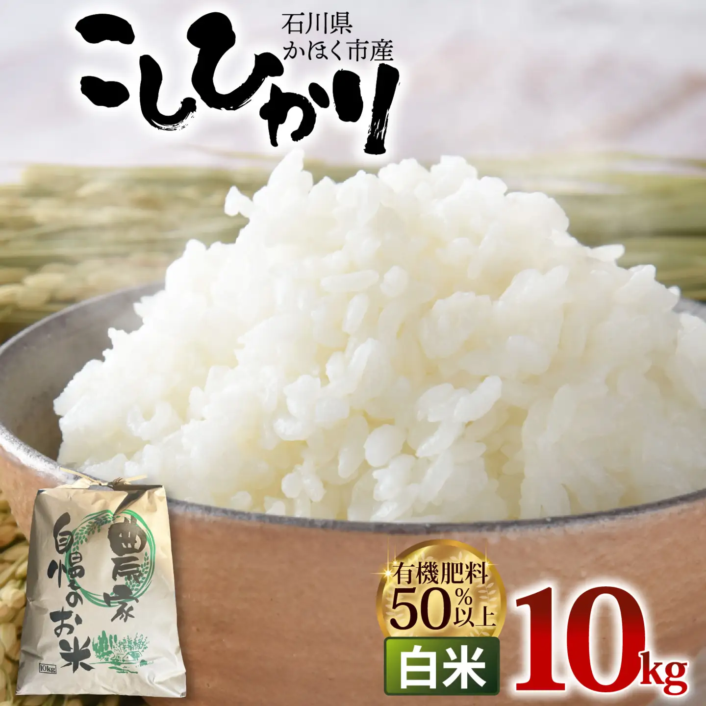 【令和8年産 新米】こしひかり  白米 10kg | コシヒカリ 