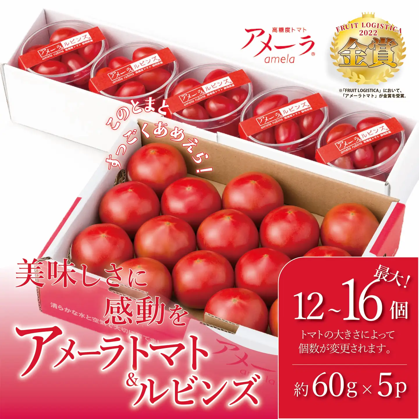 トマト ミニトマト アメーラ＆ルビンズ5P