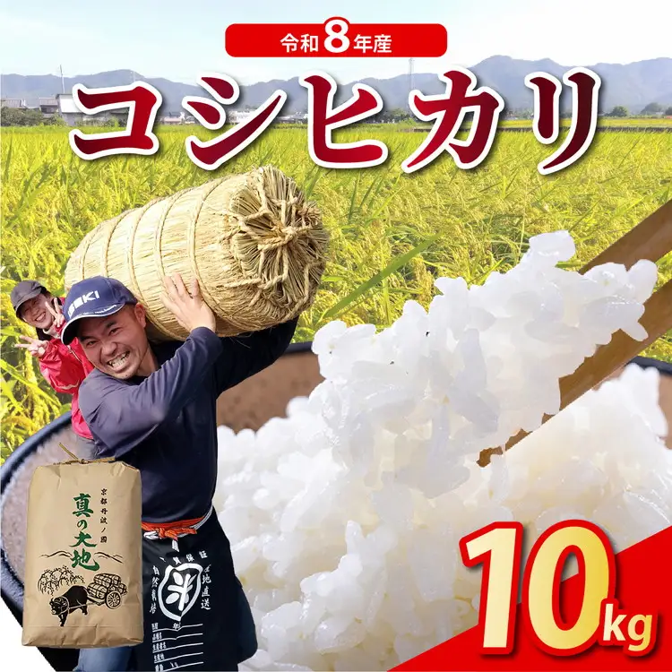 令和8年産 コシヒカリ 10kg 精米 白米