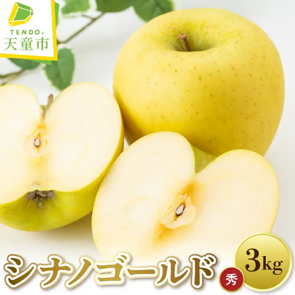 りんご シナノゴールド 3kg フルーツ 果物 山形 リンゴ