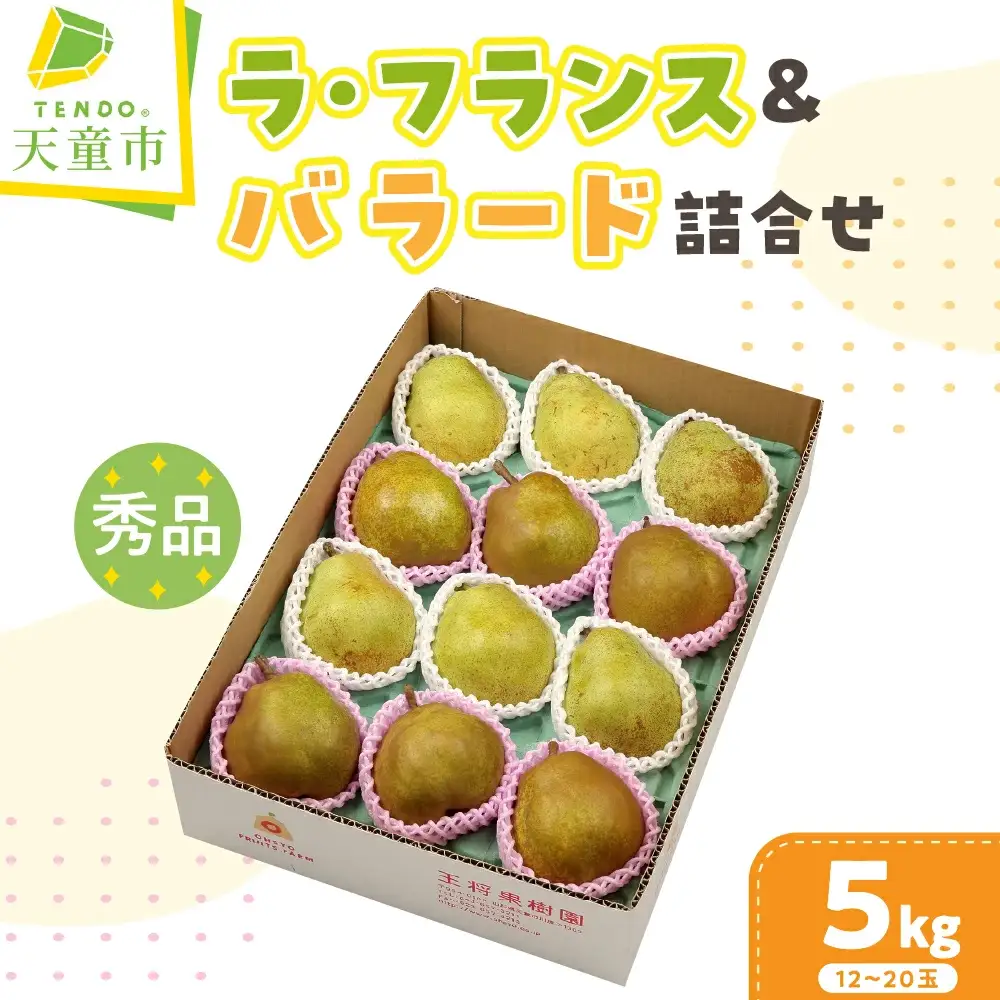 ラ・フランス & バラード 詰合せ 5kg 山形 果物 フルーツ