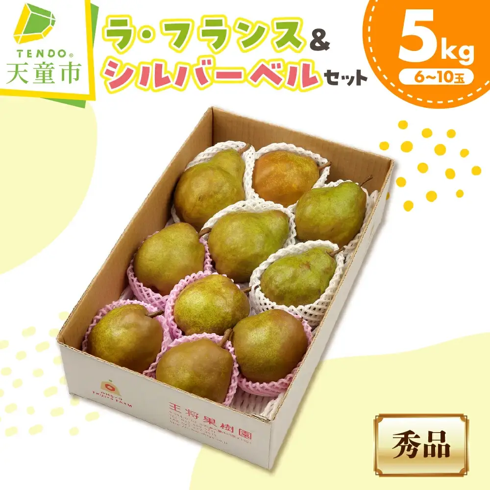 ラ・フランス & シルバーベル 詰合せ 5kg 山形 果物 フルーツ