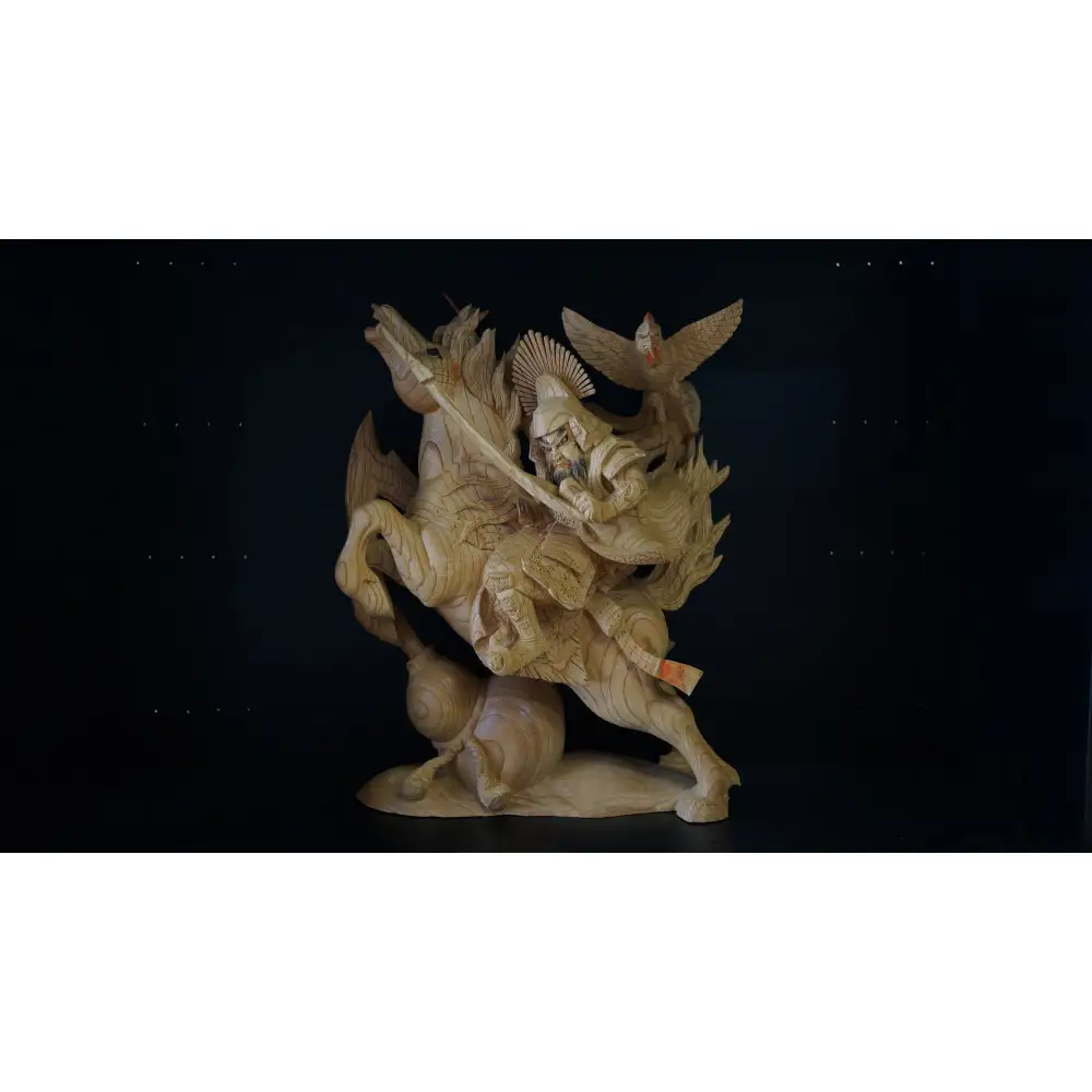 だんじり彫刻　馬乗り(騎馬武者)