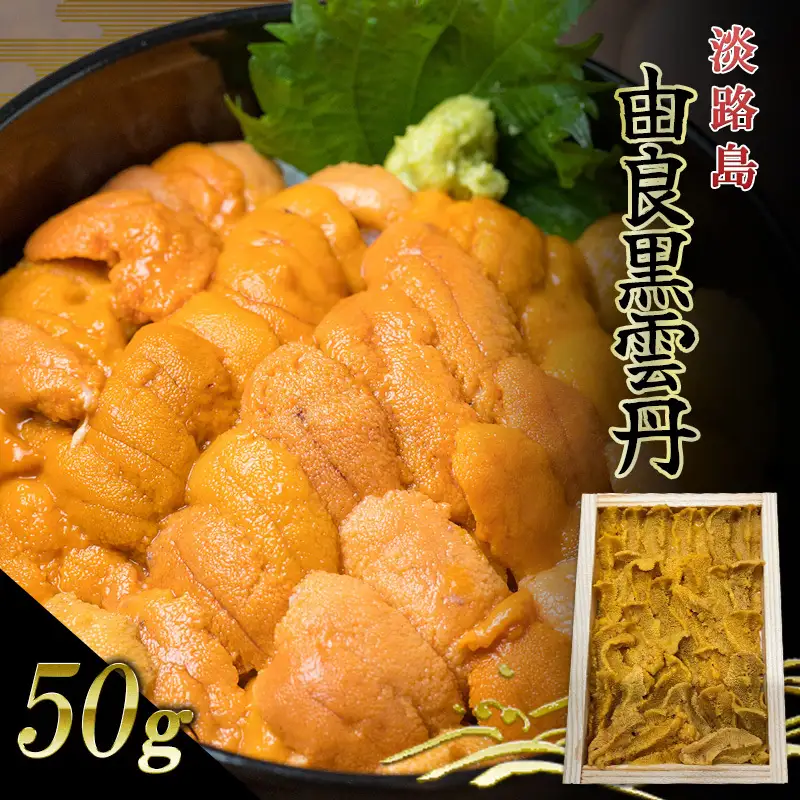 うに 由良産 黒ウニ 50g ミョウバン不使用 うに