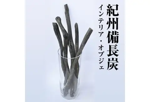 紀州備長炭 インテリア・オブジェ(Lサイズ)【0200-1】