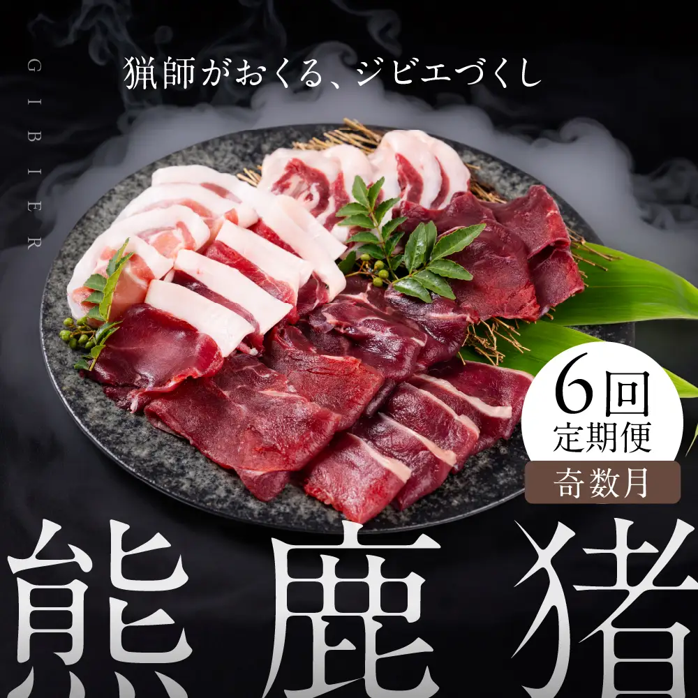 【定期便全6回（奇数月）】お家でジビエ♪おまかせ定期便（鹿／猪／熊）| 本格 ジビエ 料理 鹿肉 猪肉 熊肉 ヘルシー 高タンパク 飛騨高山舞地美恵 SW103