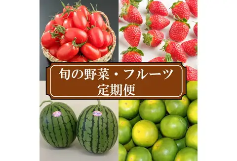 旬の野菜・フルーツ定期便4回【8007-3】