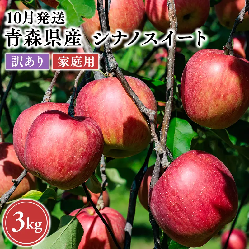 りんご 家庭用 シナノスイート 約3kg【hi-0068-006】
