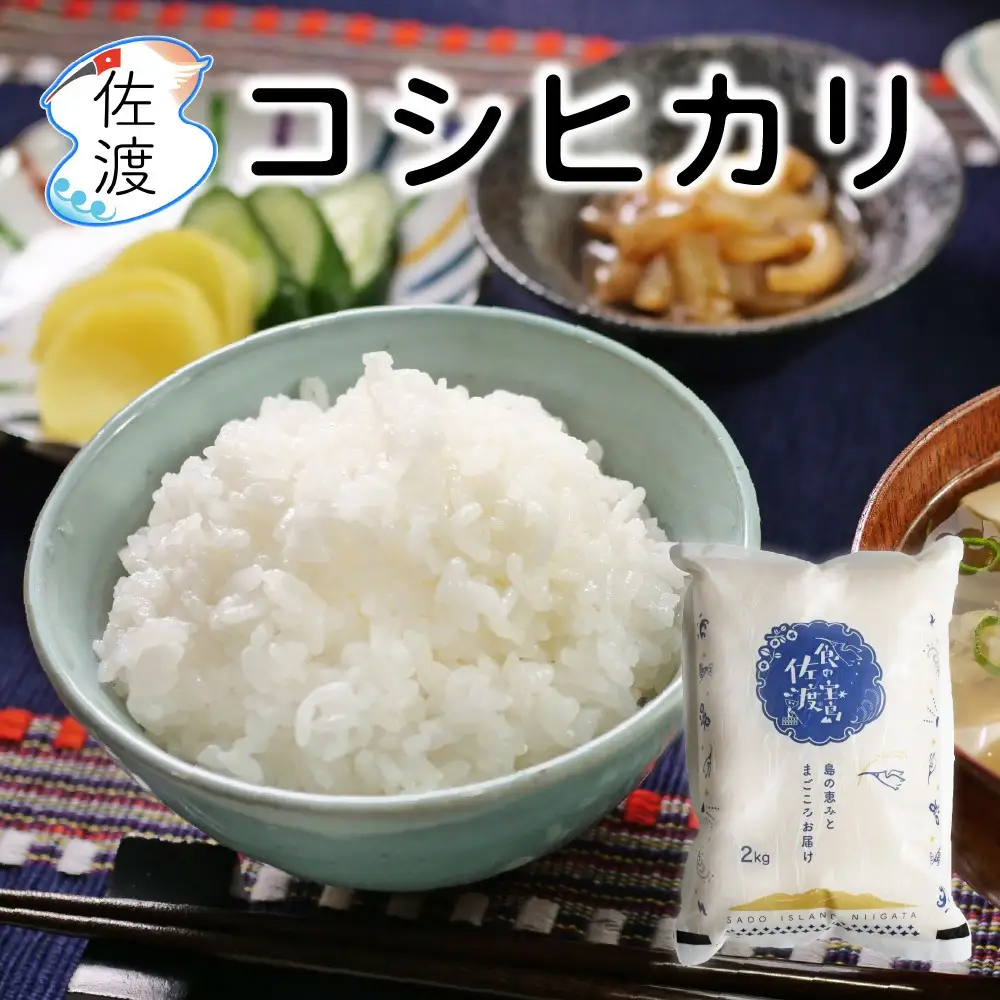 コシヒカリ 白米 2kg コシヒカリ | 新潟県 佐渡市 195962-1211
