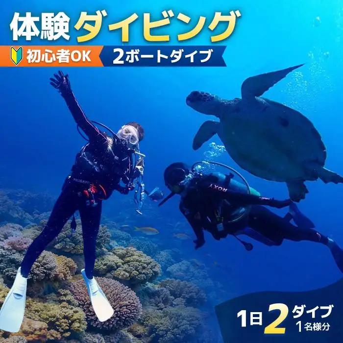 体験ダイビング（２ボートダイブ）マールプロモーション（MA01）