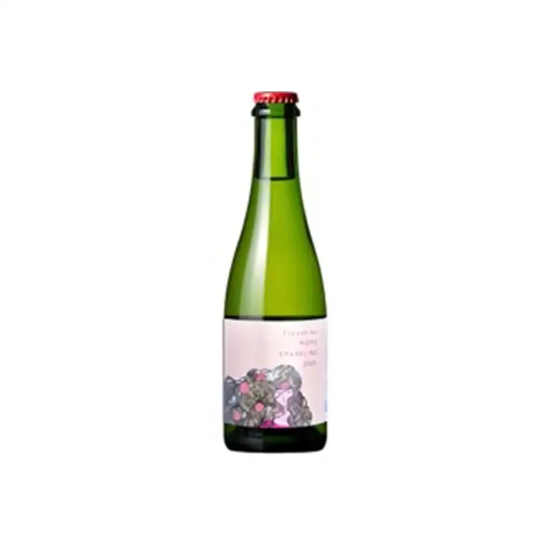 ふくしまももSPARKLING2025 375ml カートン入り ワイン ワイナリー スパークリングワイン ペアリング 贈り物 ギフト ふくしま 逢瀬ワイナリー 東北 福島県 郡山市