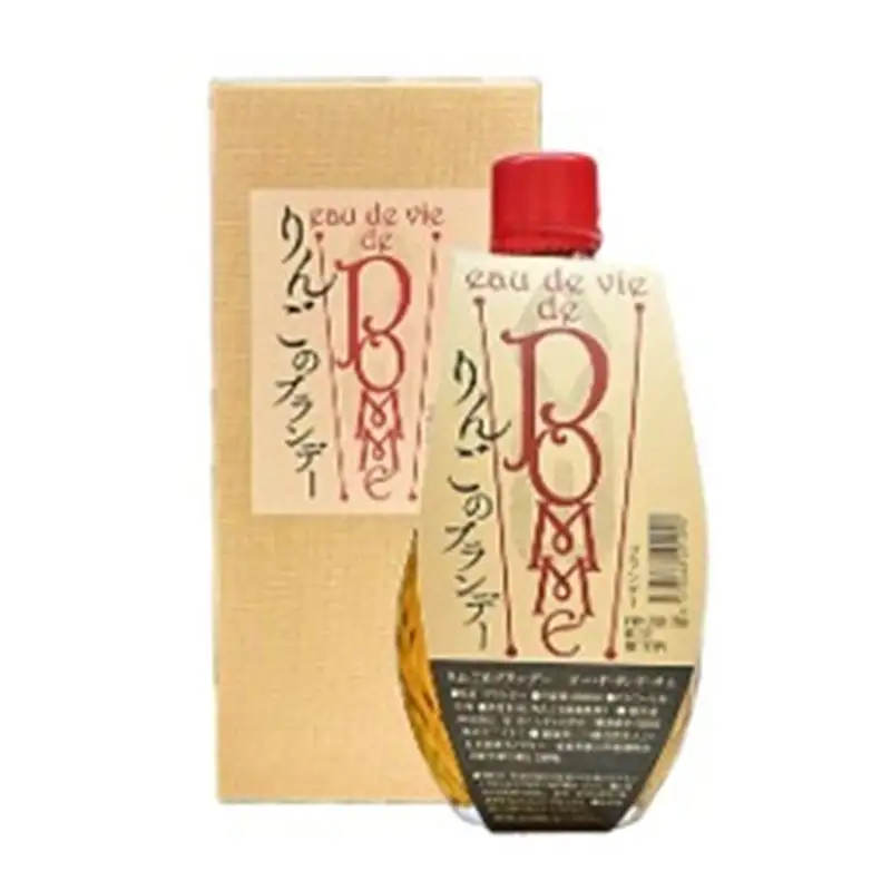 りんごのブランデー 500ml カートン入り ワイナリー ブランデー 贈り物 ギフト ふくしま 逢瀬ワイナリー 東北 福島県 郡山市