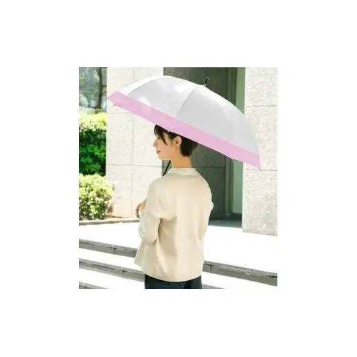 ロサブラン【日傘】ミドル コンビ【55cm】【アイボリー×パウダーピンク】 