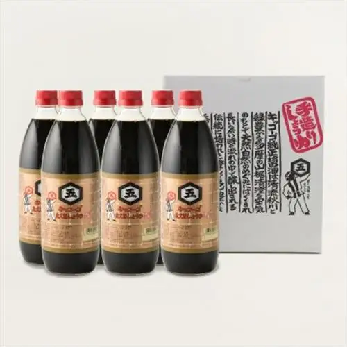キッコーゴ　丸大豆醤油　6本入(あきる野の匠)【1712271】