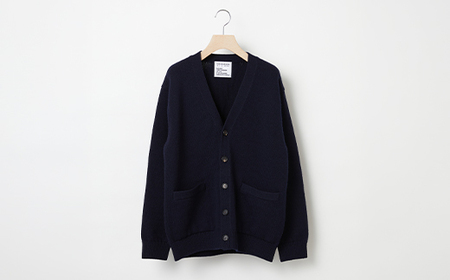 ≪先行予約≫【THISISASWEATER.】A1 : A SWEATER IS ORDINARY.Cardigan BRITISH NAVY ネイビー カーディガン 服 洋服 ユニセックス メンズ レディース ブランド 数量限定 山形県 山辺町 サイズ0 yt-socan0