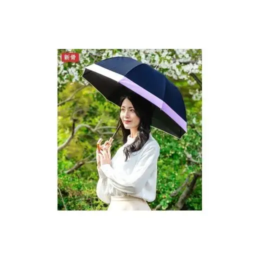 ロサブラン【日傘】ショート コンビ【50cm】【ネイビー×ラベンダー】 