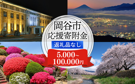 【返礼品なし】長野県 岡谷市 応援寄附金 100,000円