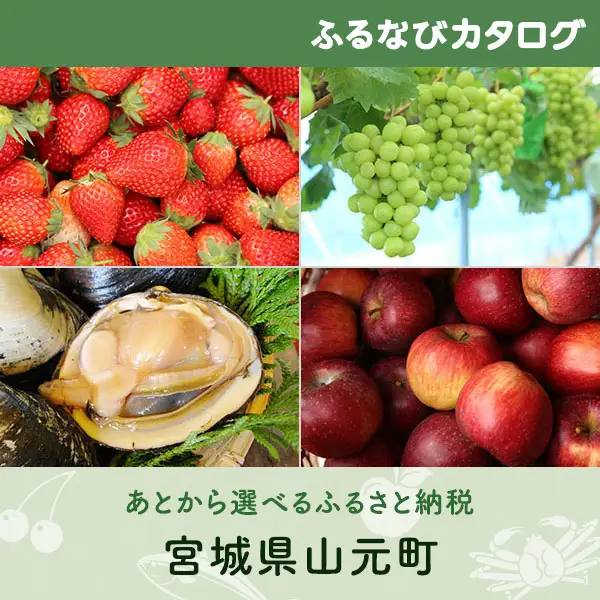 【有効期限なし！後からゆっくり特産品を選べる】宮城県山元町カタログポイント