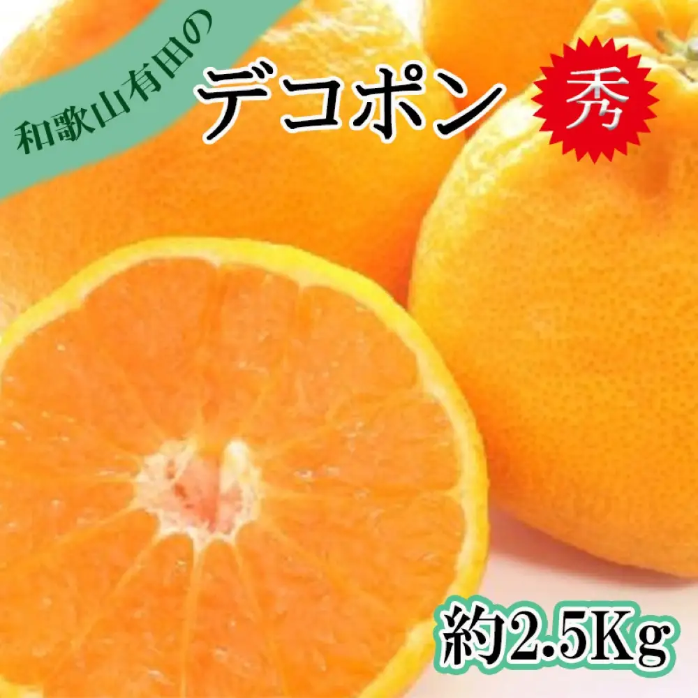 ［先行予約］［秀品］和歌山有田のデコポン！約2.5kg［2027年1月下旬以降順次発送］［NGT15］