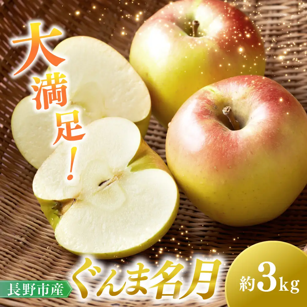 ぐんま名月3kg | りんご フルーツ 果物 りんご