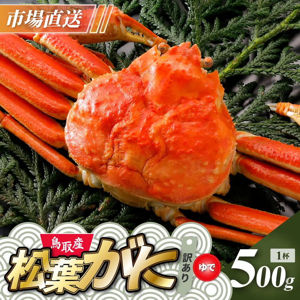 Y922【ボイル】訳あり松葉がに500g超お手頃サイズ1杯