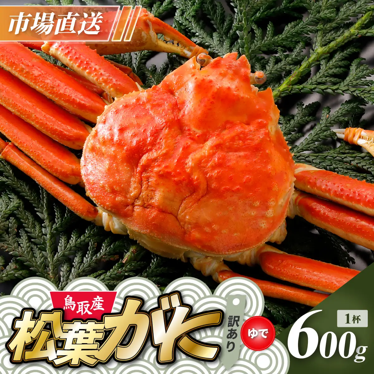 Y928【ボイル】訳あり松葉がに600g超の大きいサイズ食べ応えあり1杯 42,250円