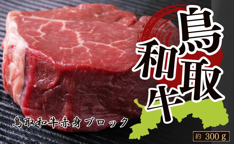 Y1025 鳥取和牛赤身ブロック 約300g