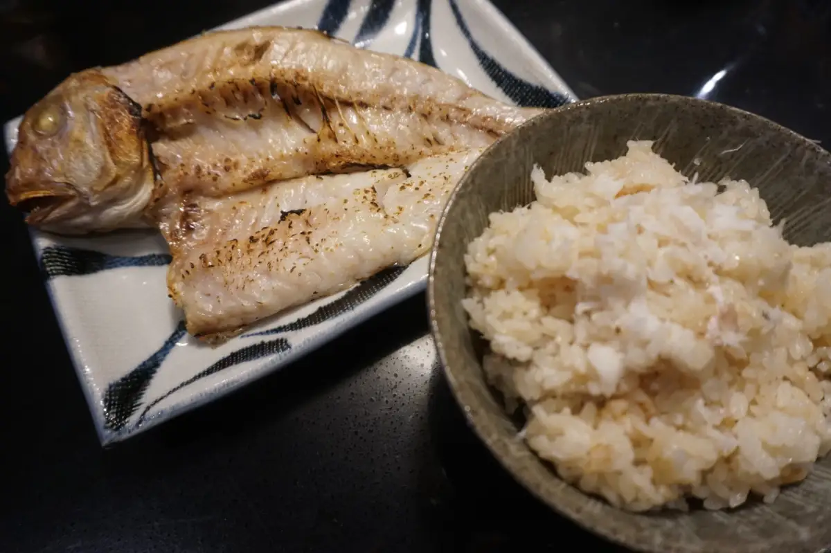 高級魚・白甘鯛ご飯と一夜干し【E26-10】【配送不可地域：離島】【1254267】 YWTAK009