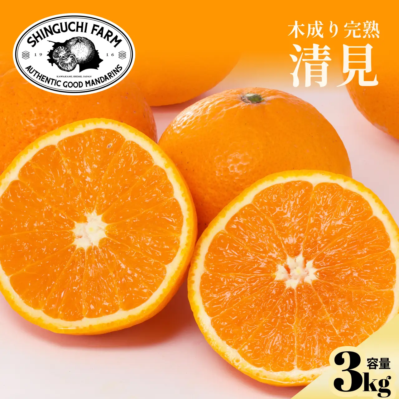 【先行受付】【太陽の恵みをギュッと凝縮】清見 3kg 愛媛県産【C70-71】【1615835】 YWTK070