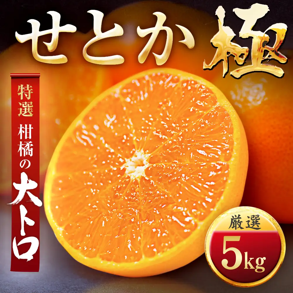【先行受付】【毎年大人気】柑橘の大トロ!【せとか】5kg　愛媛県産【G49-79】【1621091】 YWTZ064