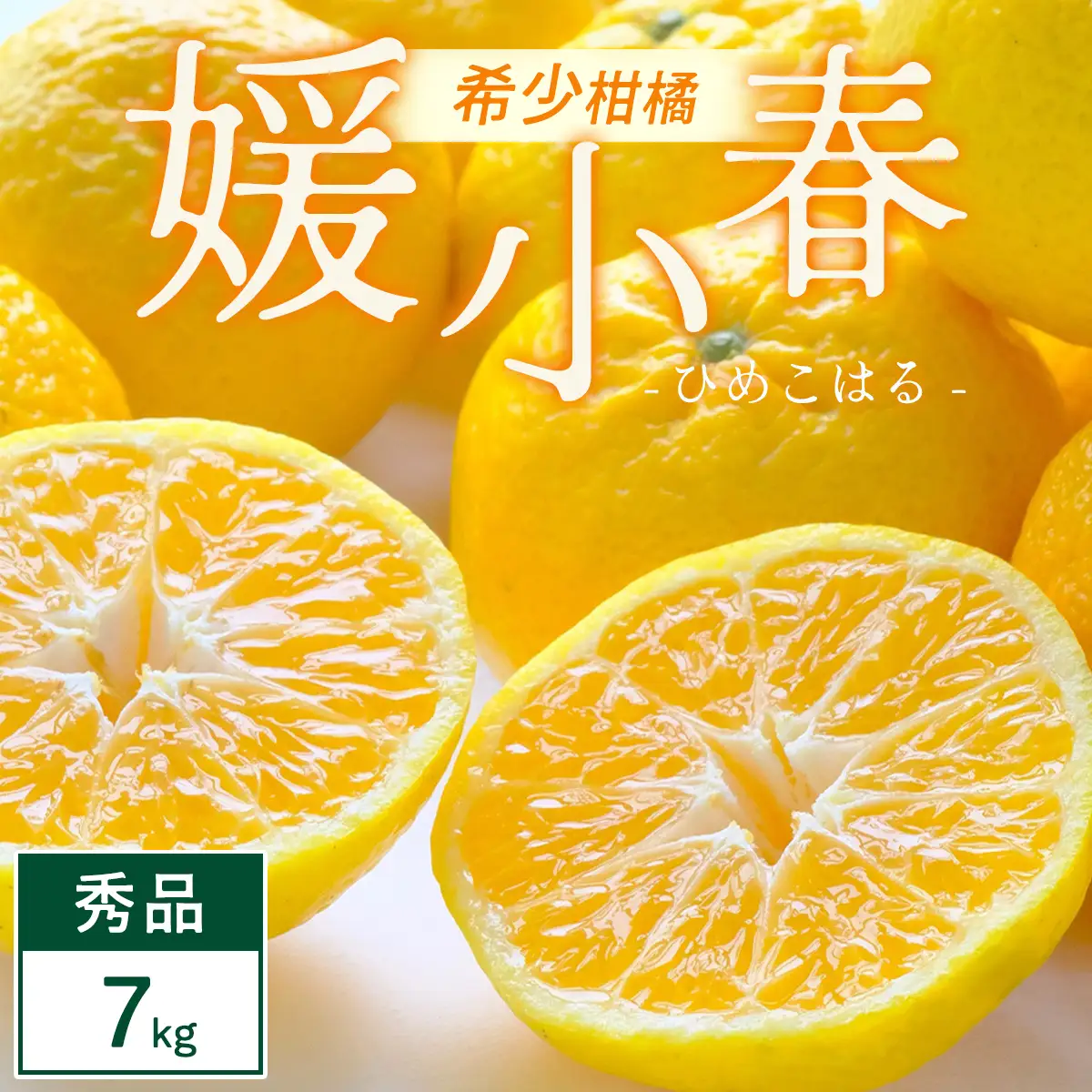 【先行受付】媛小春 7kg 愛媛県 八幡浜市 西宇和地区 希少な幻の柑橘 黄色いみかん【G25-346】】【1715611】 YWTAP287
